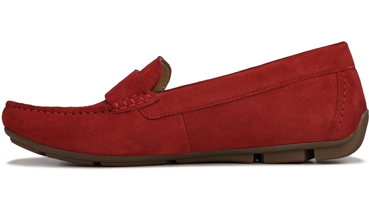 naturalizer red flat shoes