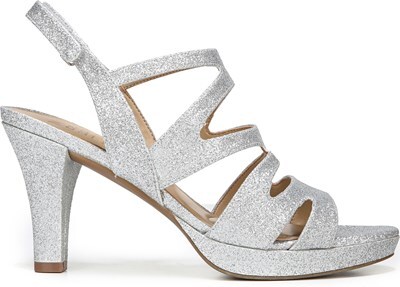 naturalizer cameron silver glitter