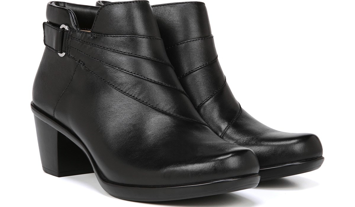 cheap black booties