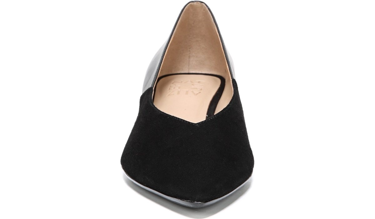 naturalizer betty suede and leather pumps