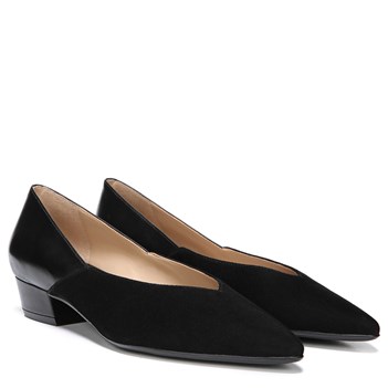 naturalizer betty suede and leather pumps
