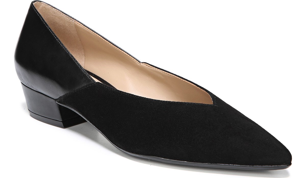 naturalizer betty suede and leather pumps