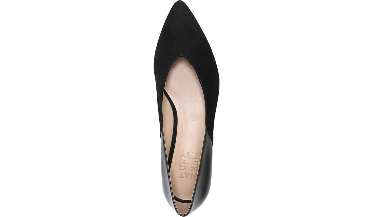 naturalizer betty suede and leather pumps