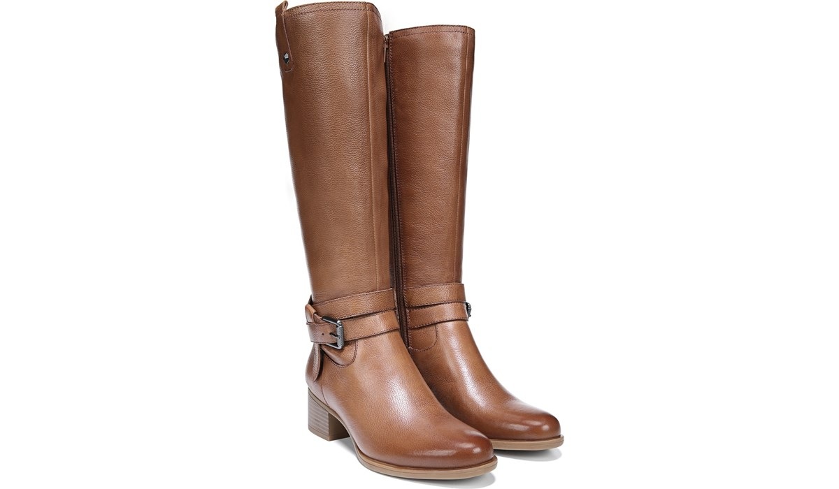 naturalizer kim leather riding boots