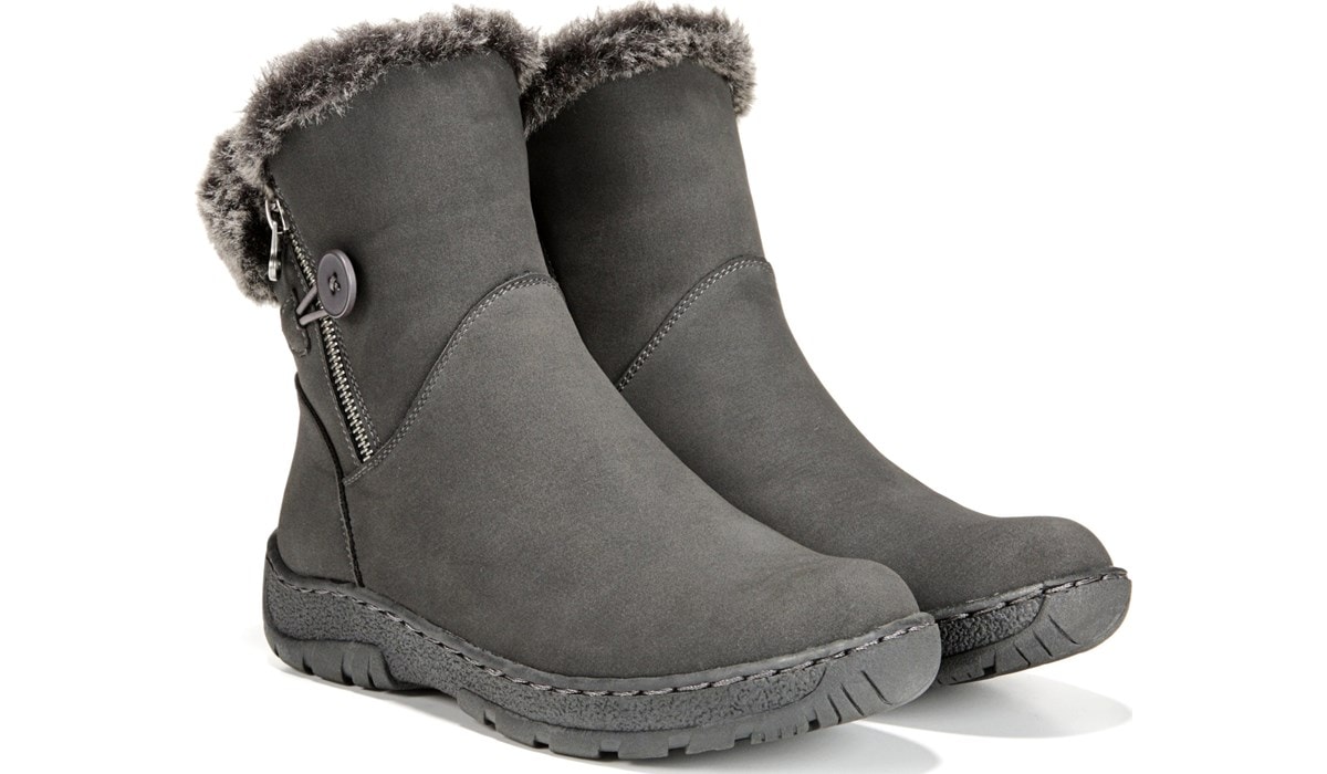 Charcoal Suede Boots 