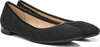 naturalizer red flat shoes