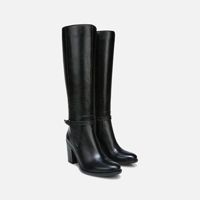 Naturalizer Kalina Womens Leather Narrow Calf Knee-High Boots - Black - US 8.5