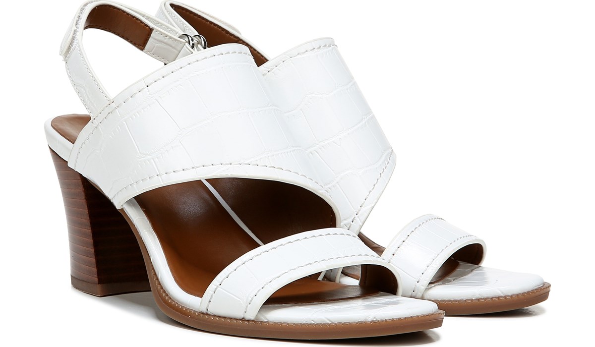 white sandals naturalizer