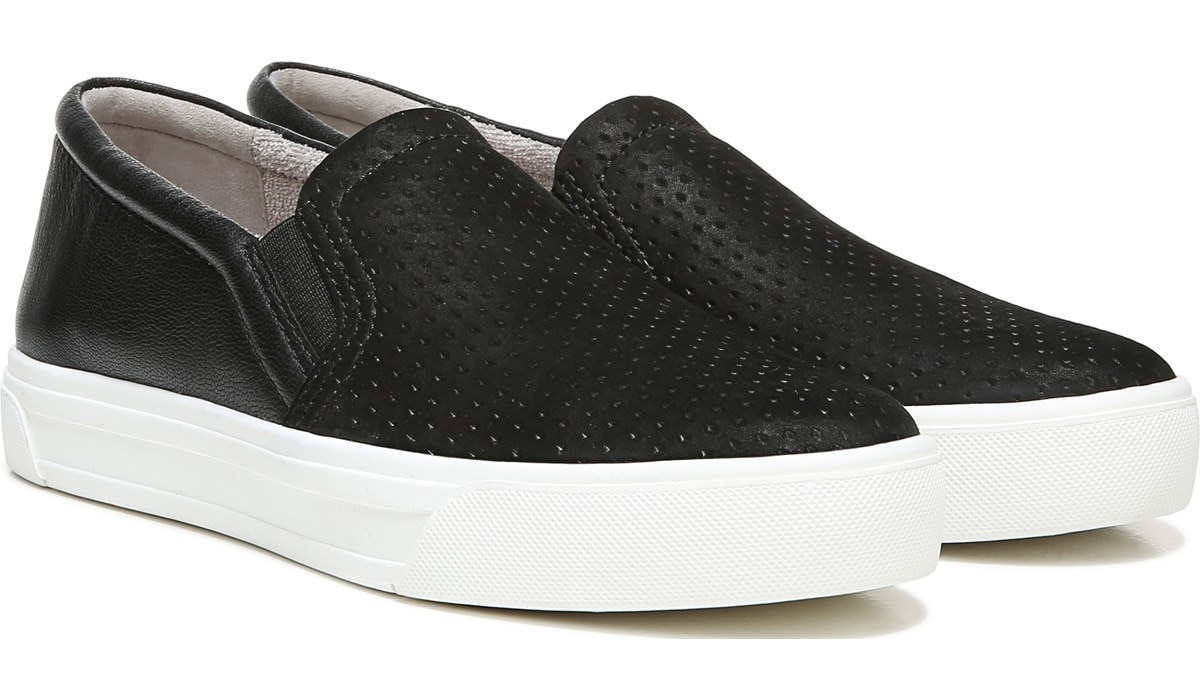 naturalizer black slip on sneakers