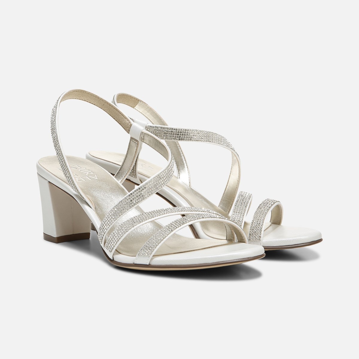 naturalizer silver dress sandals