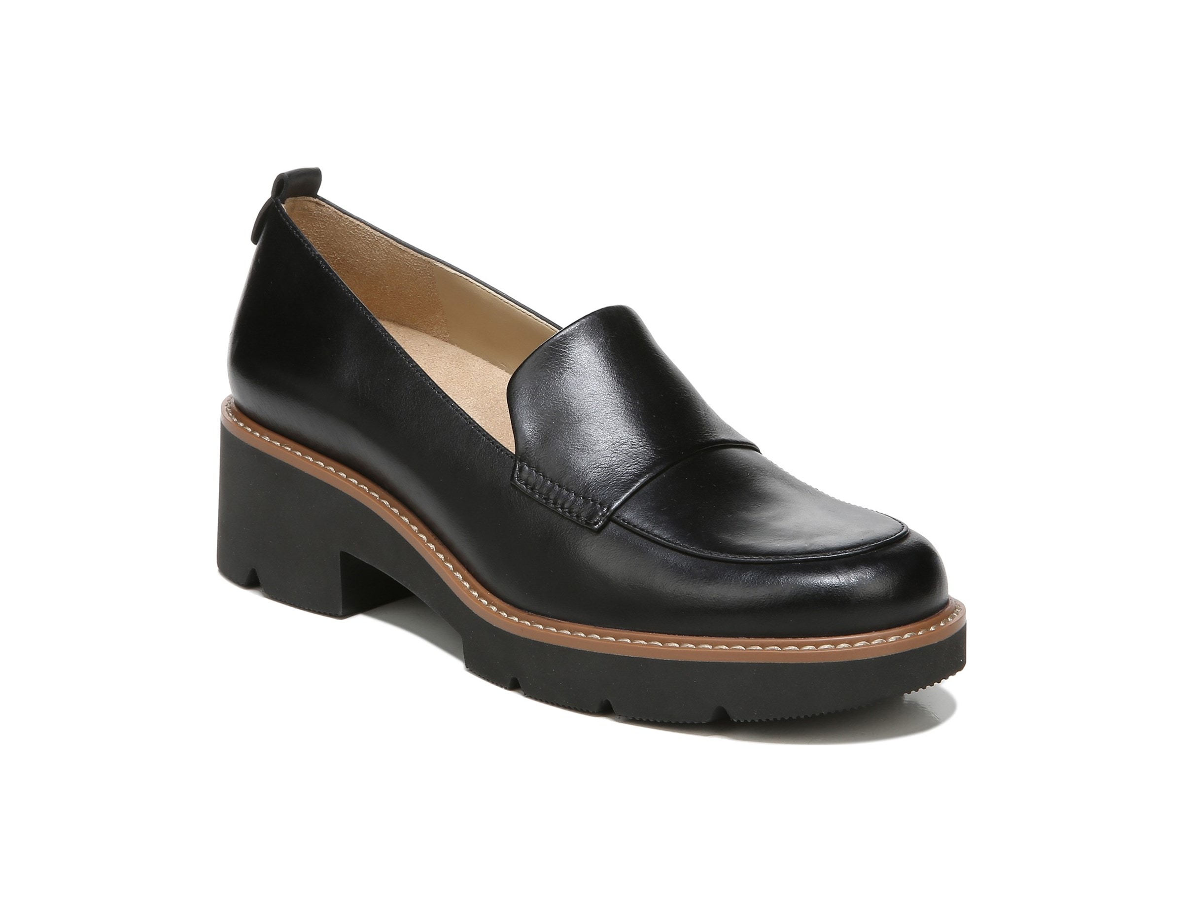 naturalizer black loafers
