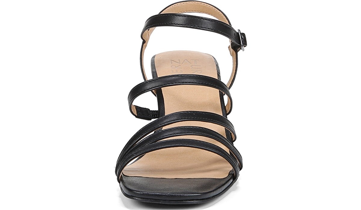 comfortable black dress sandals