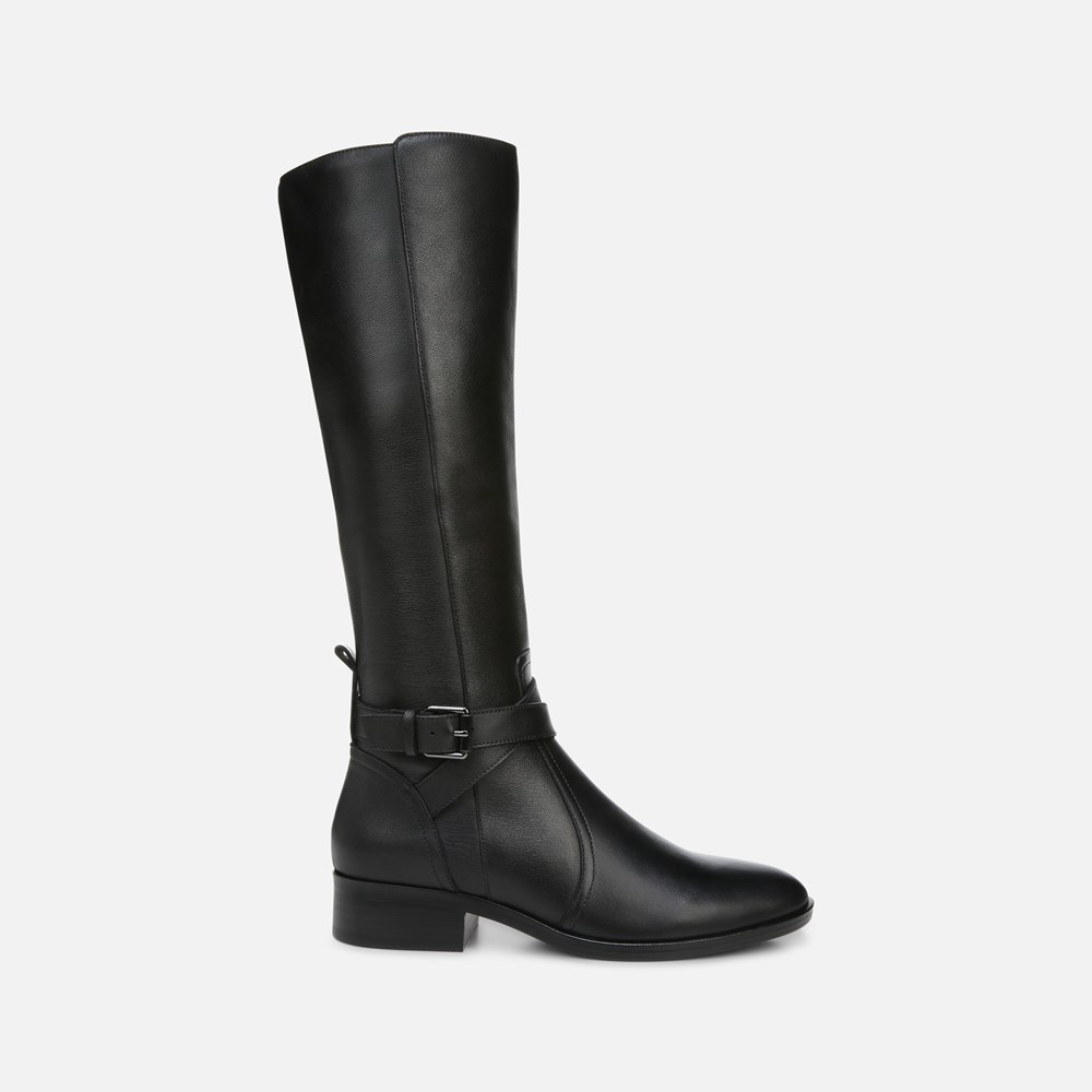 Wide calf wide clearance width riding boots