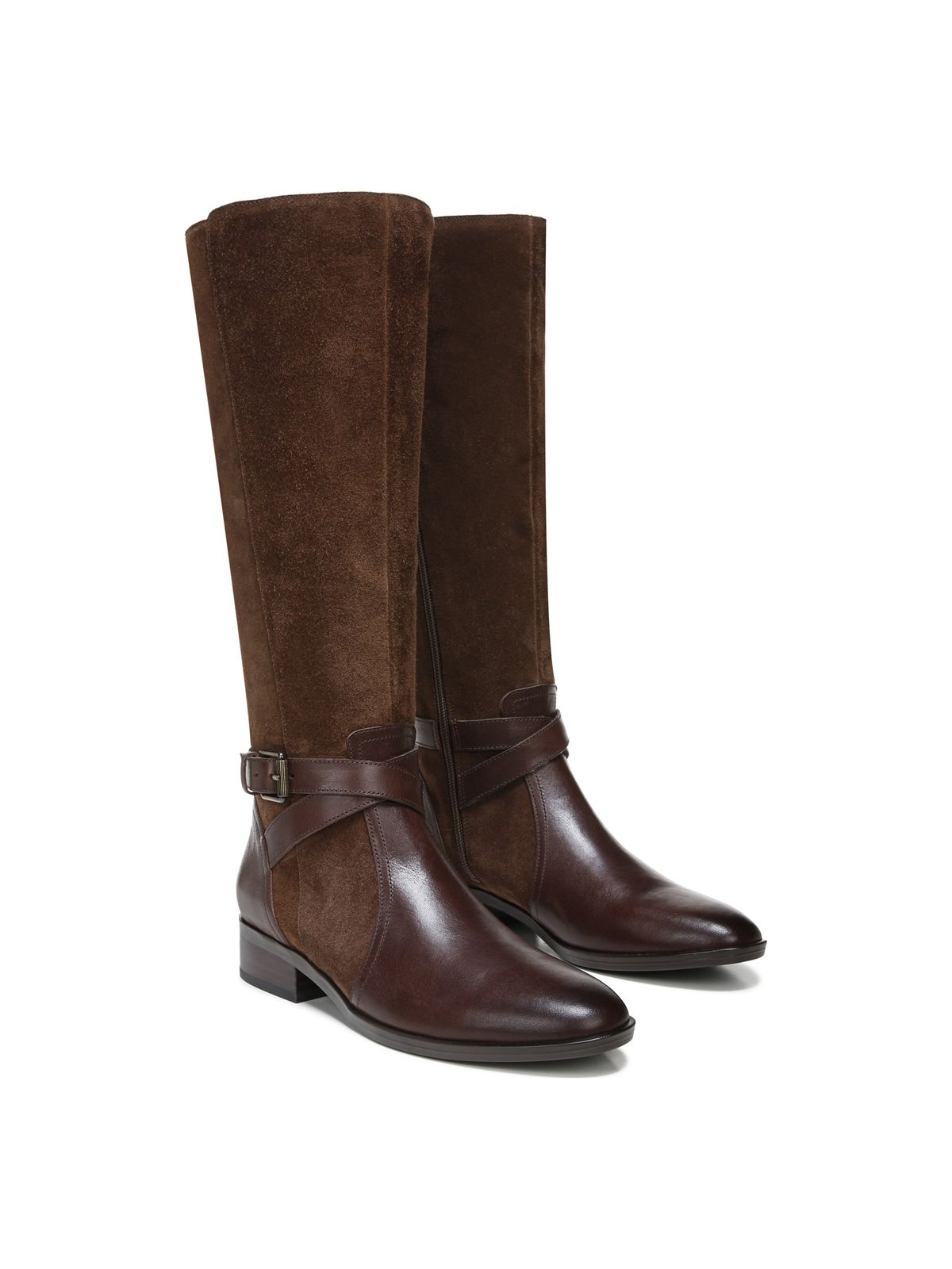 Naturalizer Rena Oil Suede Slim Calf Tall Boots - 8M