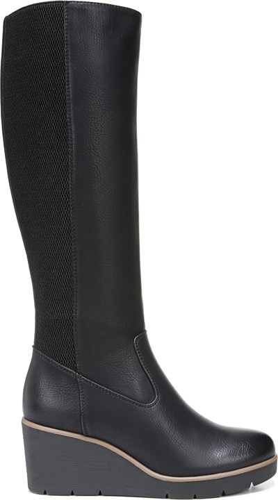 SOUL APPROVE WIDE CALF TALL WEDGE BOOT