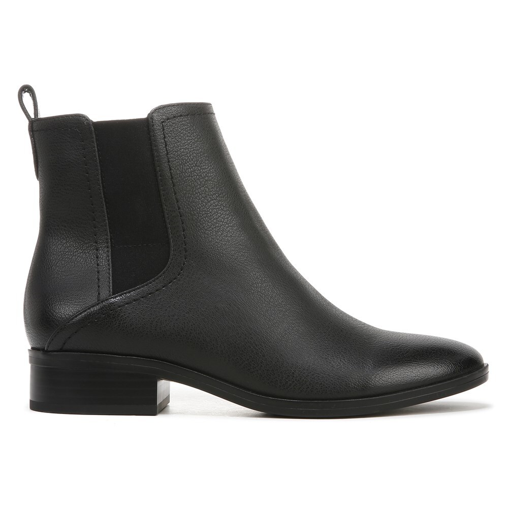 leather black chelsea boots womens
